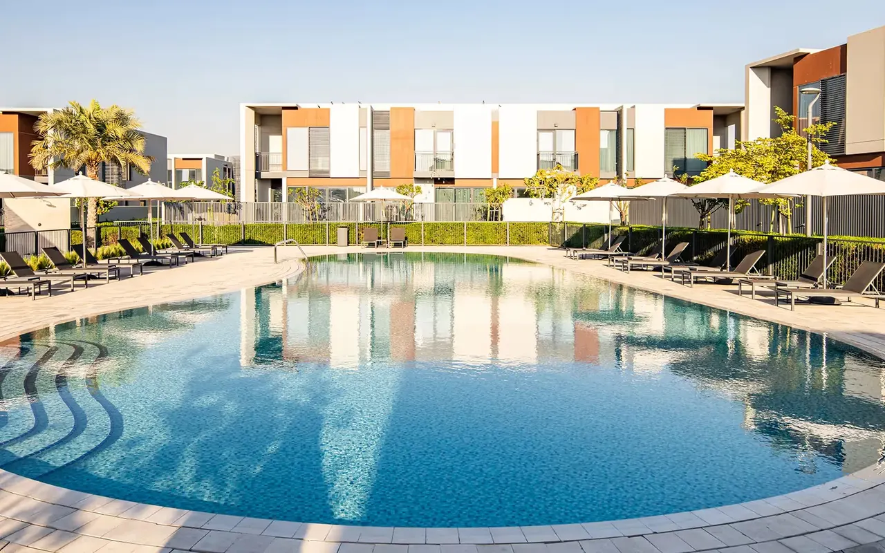 Al Yelayiss 1, official community photograph from Dubai Holding Community Management. Area context, not a photograph of DAMAC Islands 2 – Bahamas.
