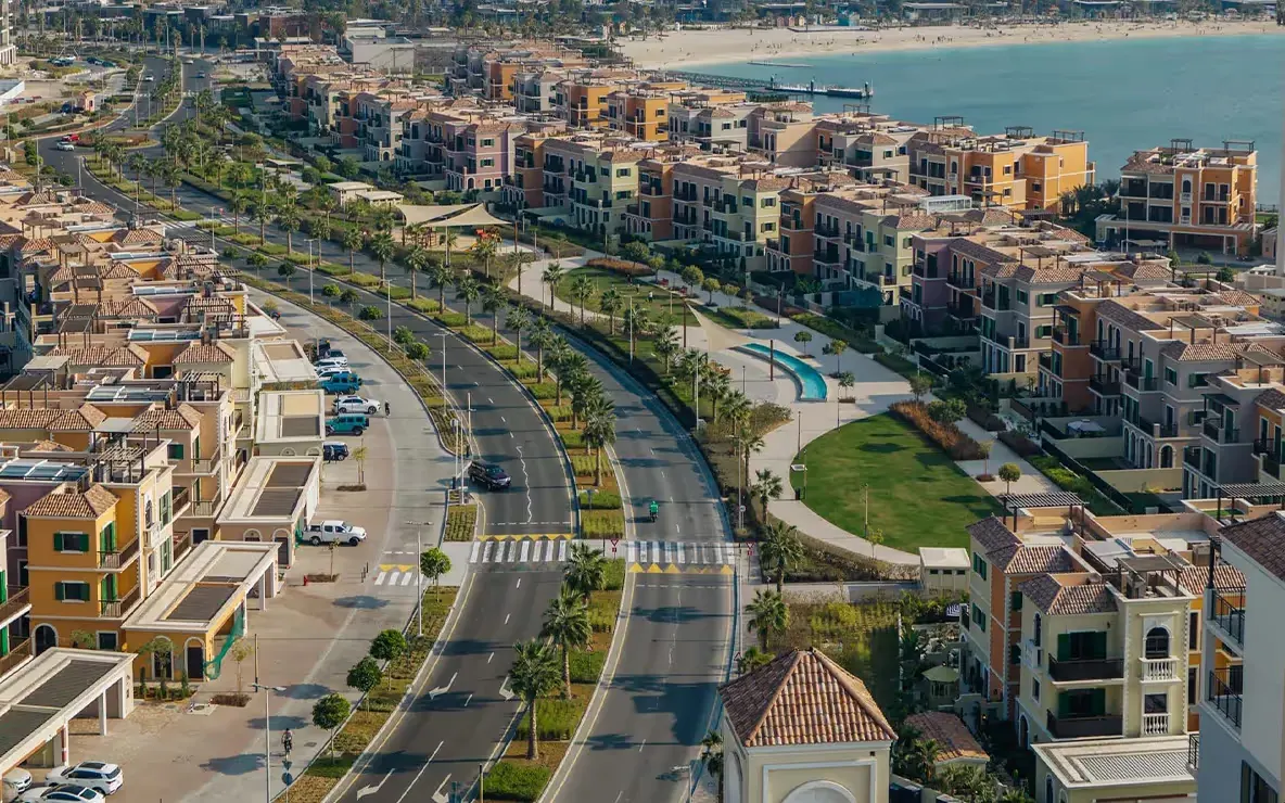La Mer, official community photograph from Dubai Holding Community Management. Area context, not a photograph of NB Residences 2.