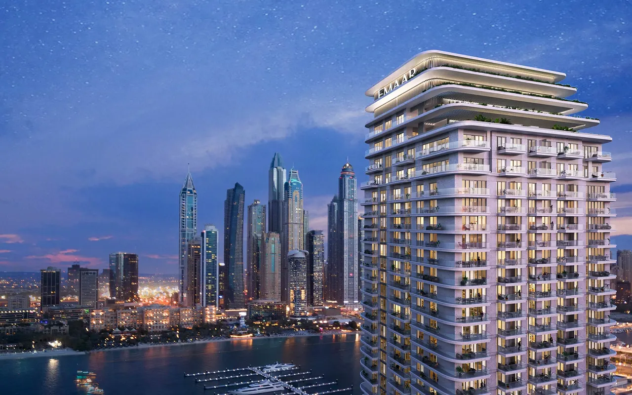 Beachgate by Address, developer project visualisation from Emaar