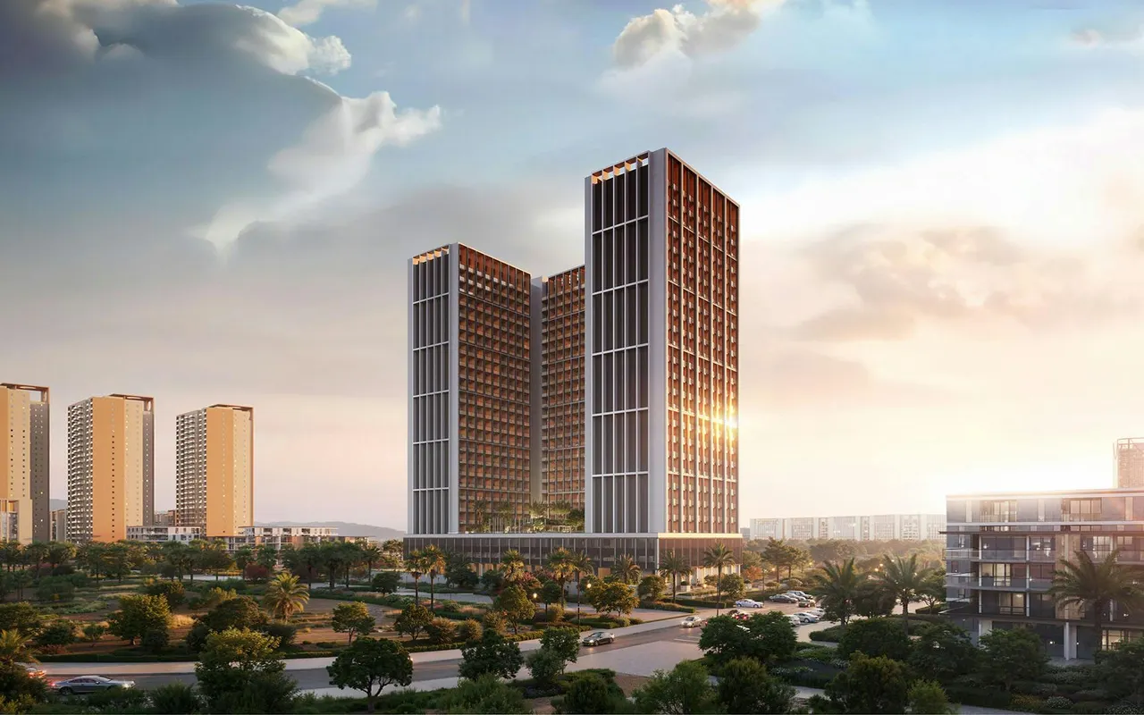 Binghatti Elite architectural exterior render by Binghatti
