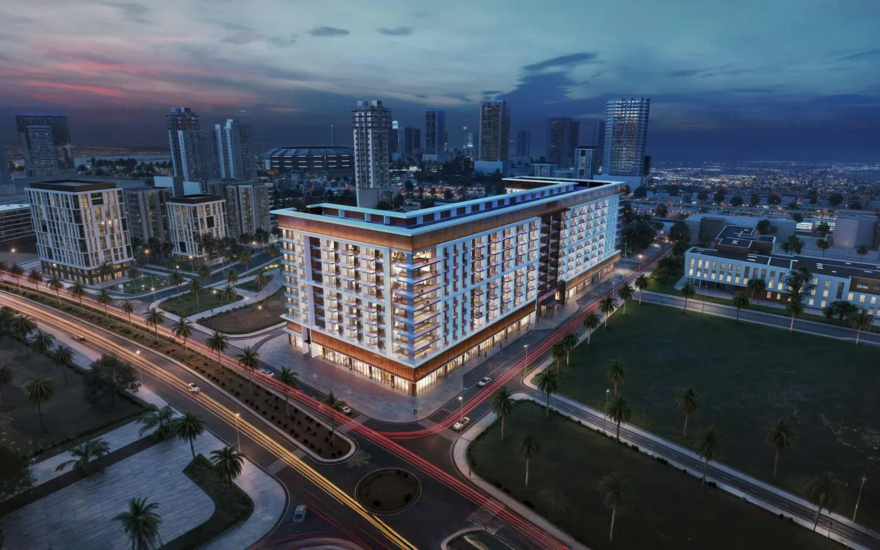 Binghatti Phoenix architectural exterior render by Binghatti