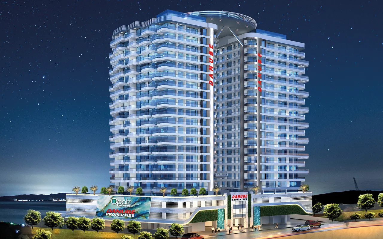 opalz, developer architectural render from Danube; full development context, specific tower not identified