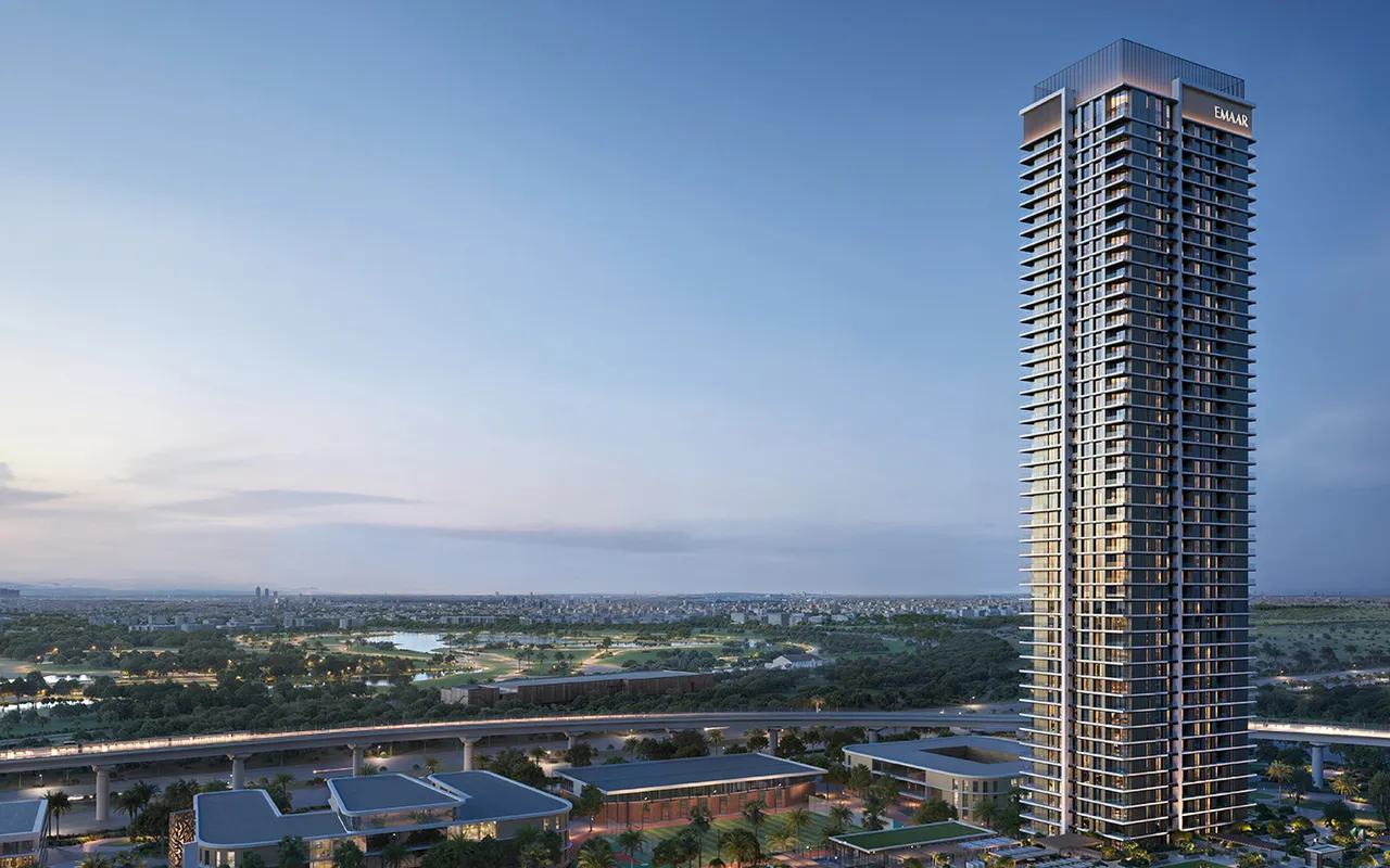 Lyvia by Palace architectural exterior, developer render from Emaar