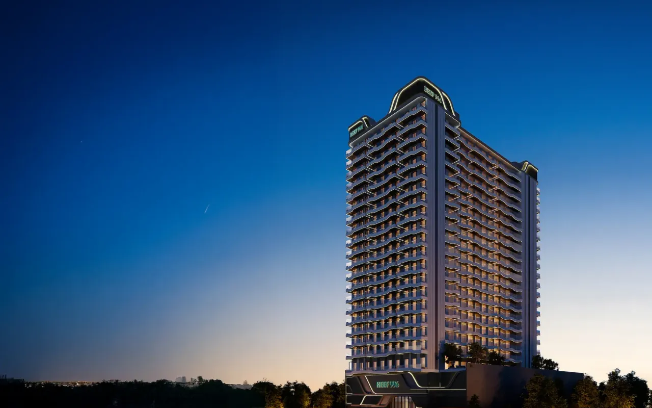 Reef 996 architectural exterior, developer render from REEF Luxury Developments