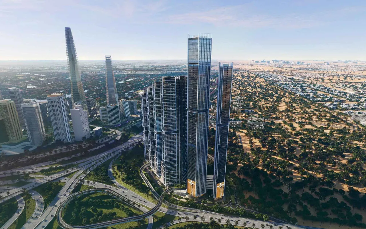 Sobha Central complex from The Tranquil project page, developer render from Sobha Realty